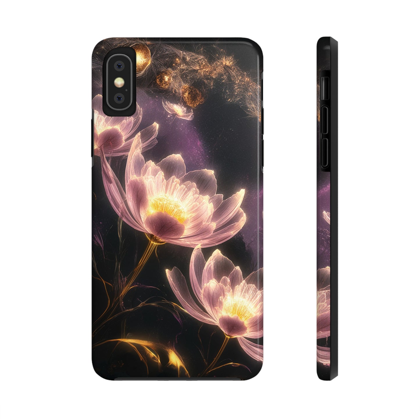 Night Lotus Glow - Tough Phone Cases