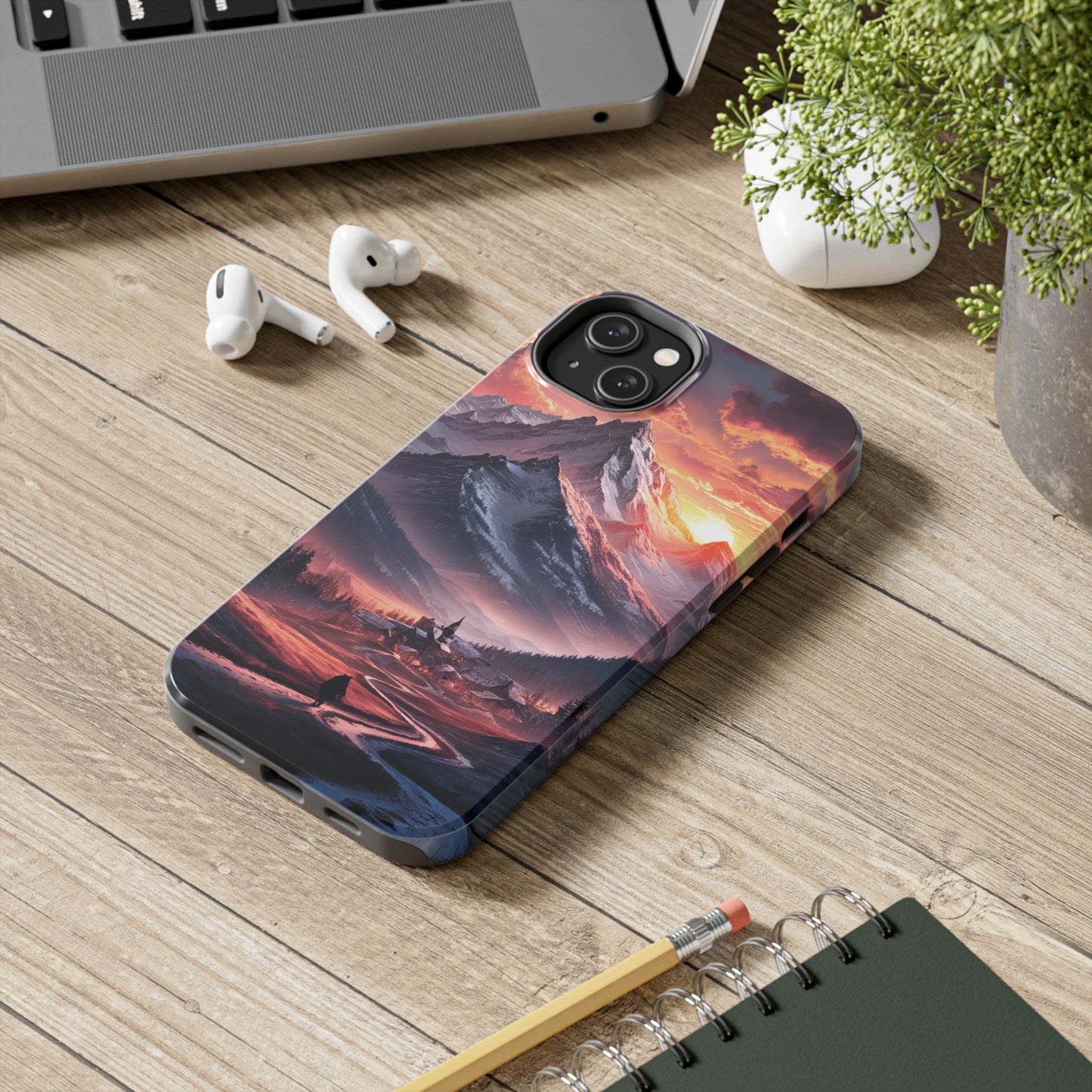 Vistas of Mountains - Tough Phone Cases