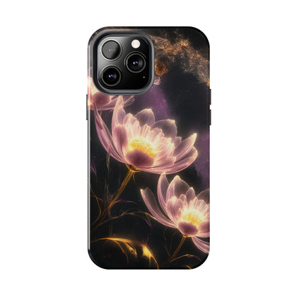 Night Lotus Glow - Tough Phone Cases