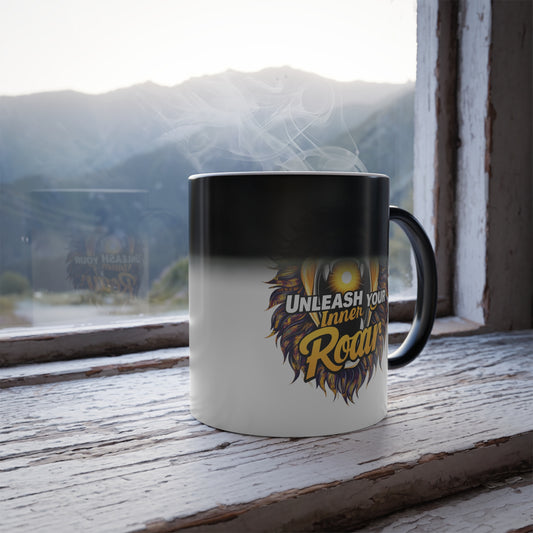 "Unleash your Inner Roar" Lion - Color Morphing Mug, 11oz