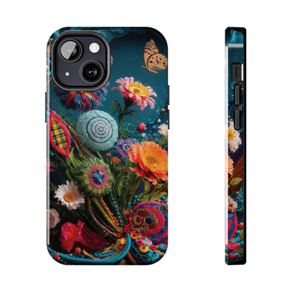 Botanical Sewing Whimsy - Tough Phone Cases