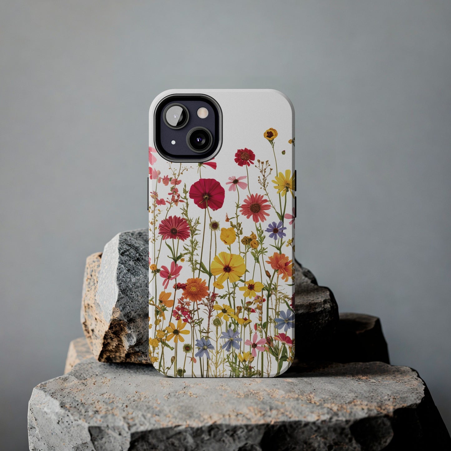 Row of Blooms - Tough Phone Cases