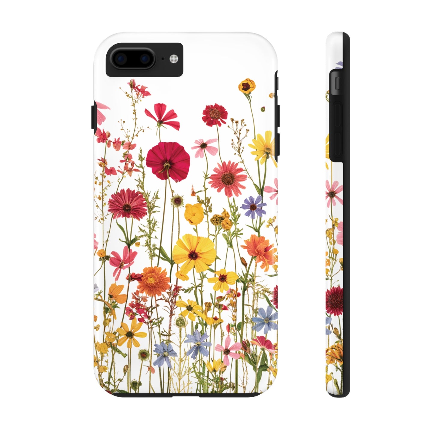 Row of Blooms - Tough Phone Cases