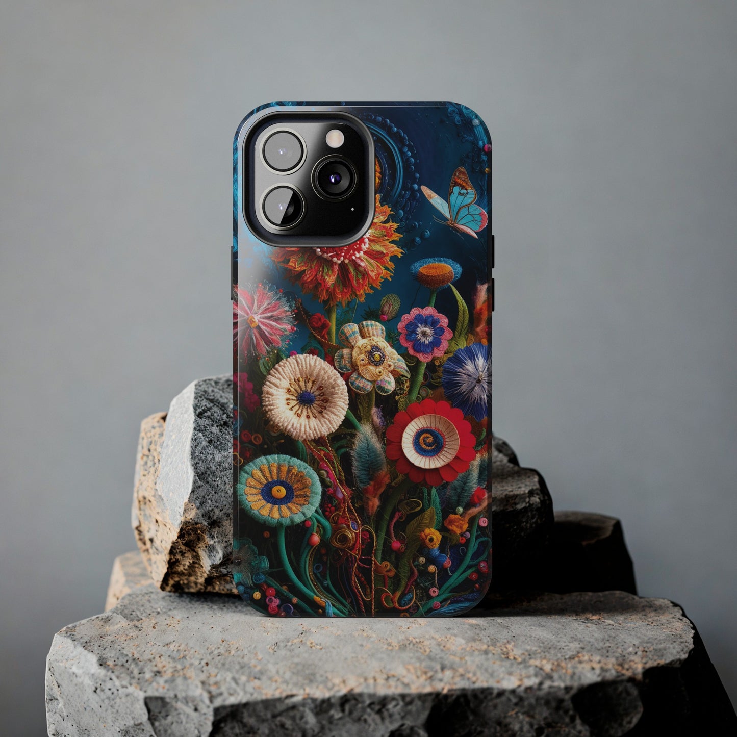 Floral Bloom: Art and Sewing Materials - Tough Phone Cases