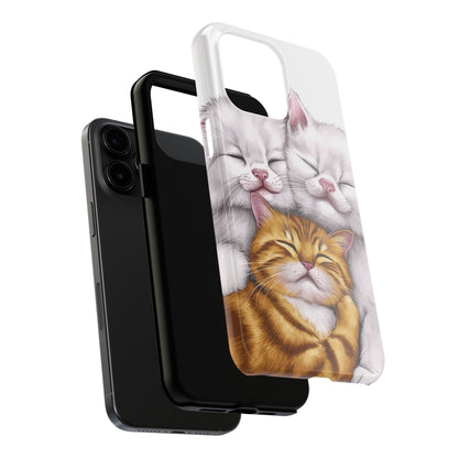 Cat Nap Trio - Tough Phone Cases