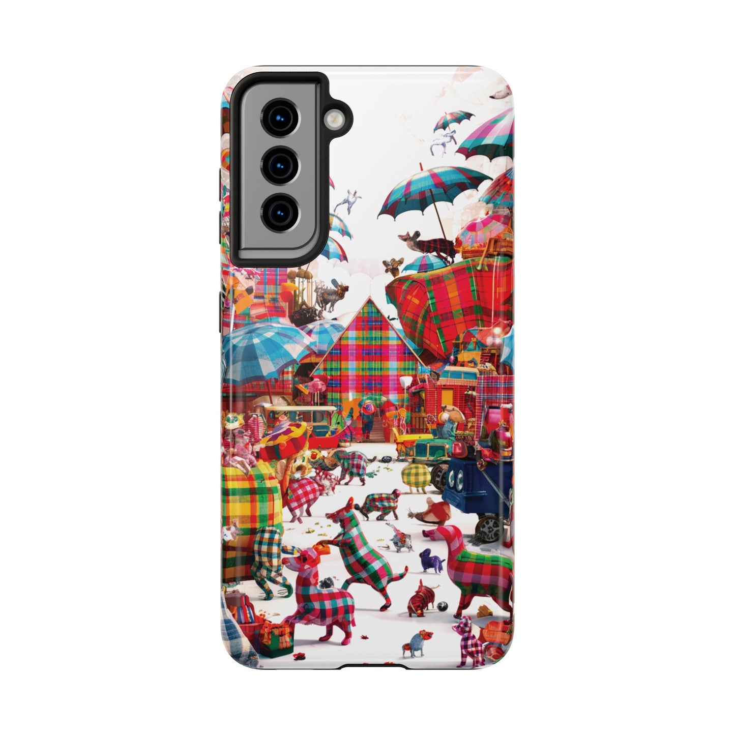 Plaid Oddities - Tough Phone Cases