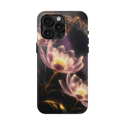 Night Lotus Glow - Tough Phone Cases