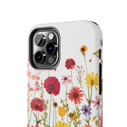 Row of Blooms - Tough Phone Cases