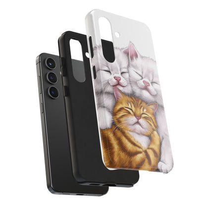 Cat Nap Trio - Tough Phone Cases