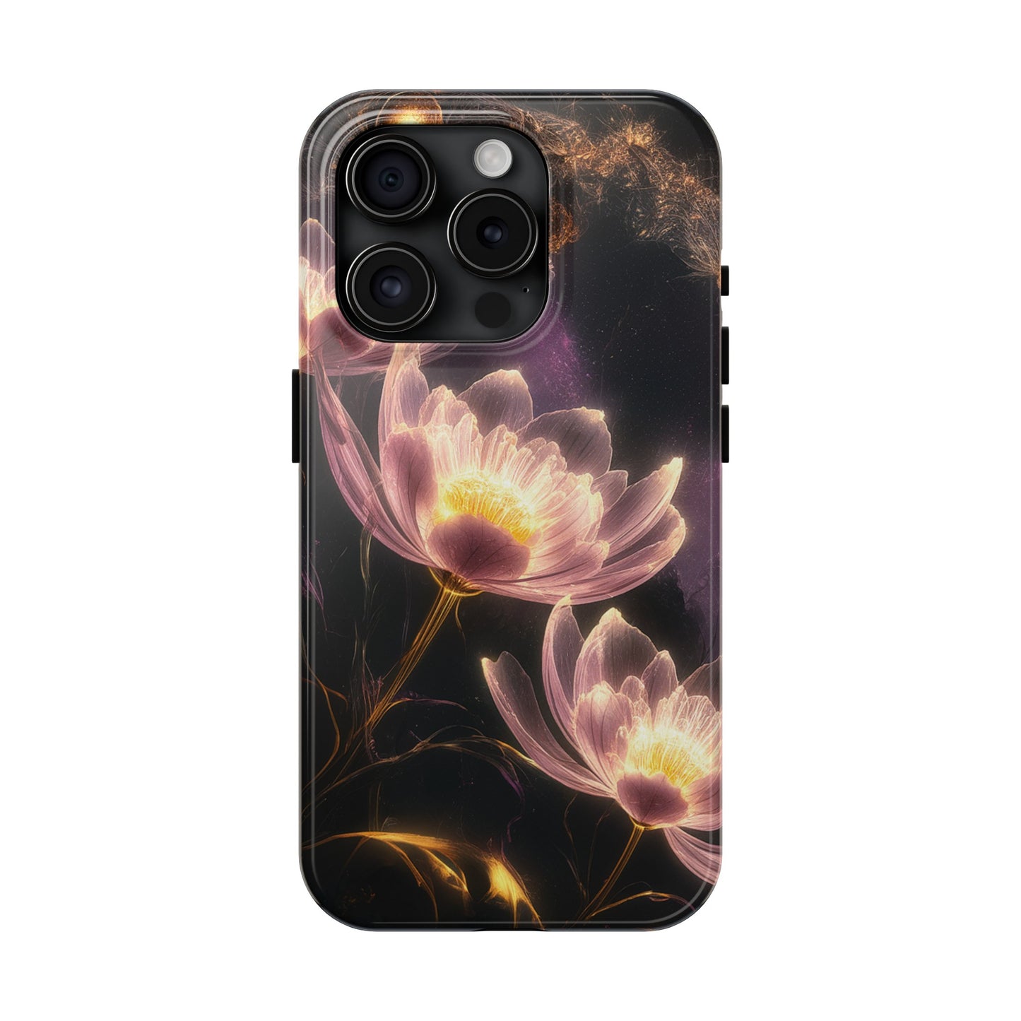 Night Lotus Glow - Tough Phone Cases