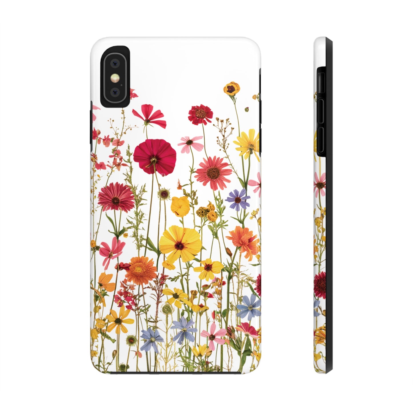 Row of Blooms - Tough Phone Cases