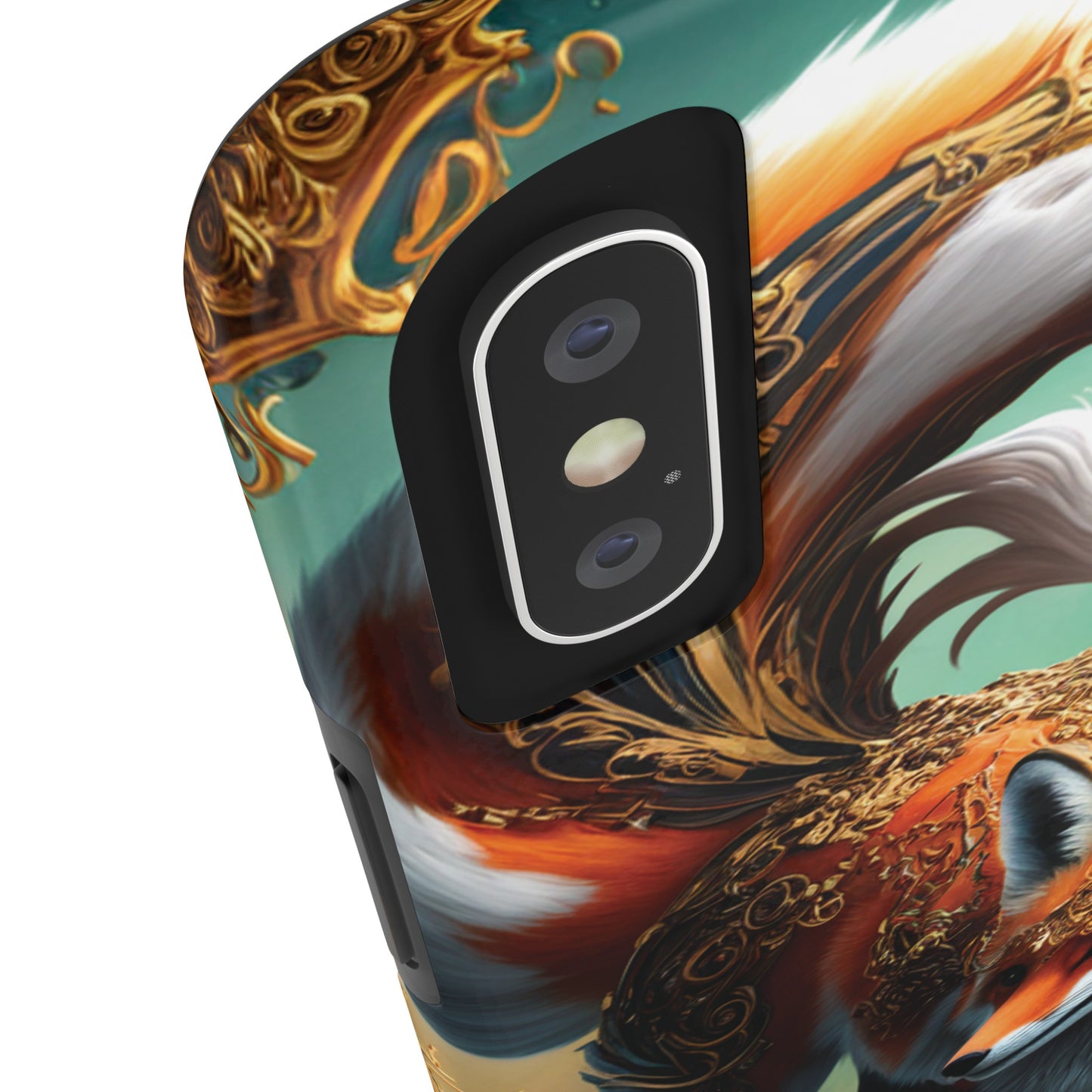 Art Nouveau Reverie: Leaping Red Fox - Tough Phone Cases