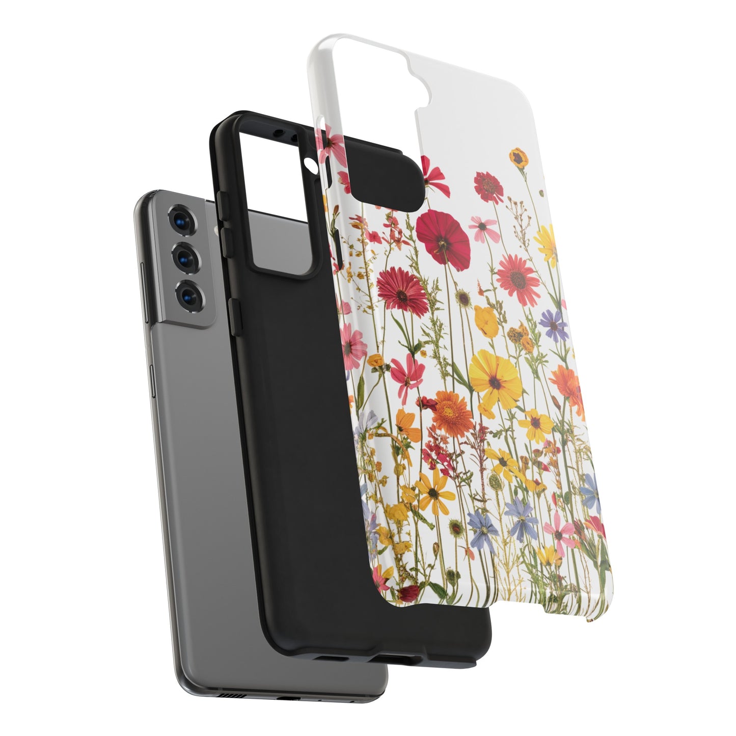 Row of Blooms - Tough Phone Cases